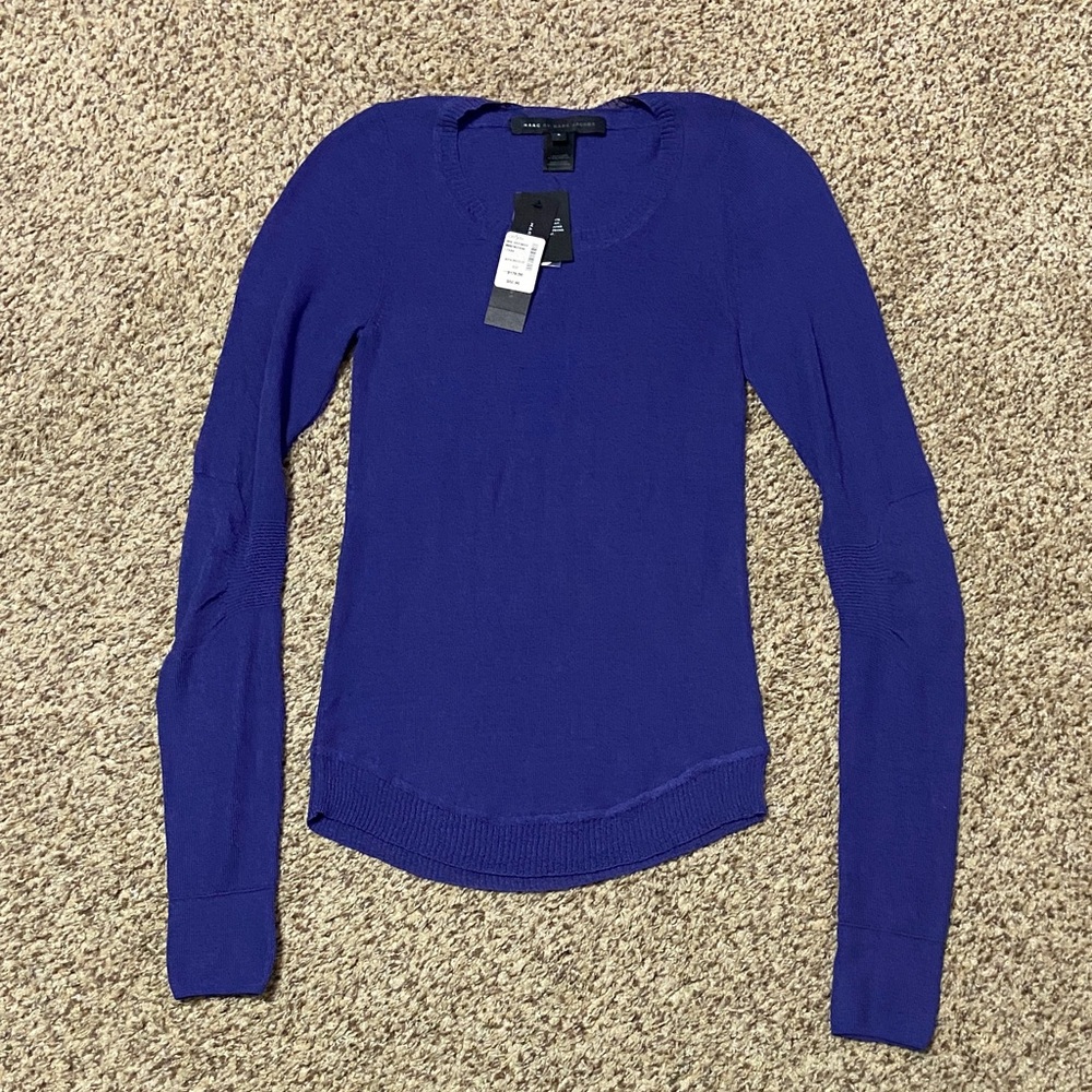 Marc By Marc Jacobs Royal Blue Long Sleeve Top